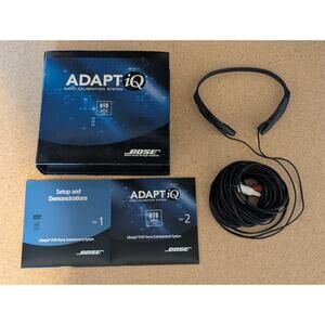 Bose AdaptIQ Audio Calibration System w Headphones Vintage